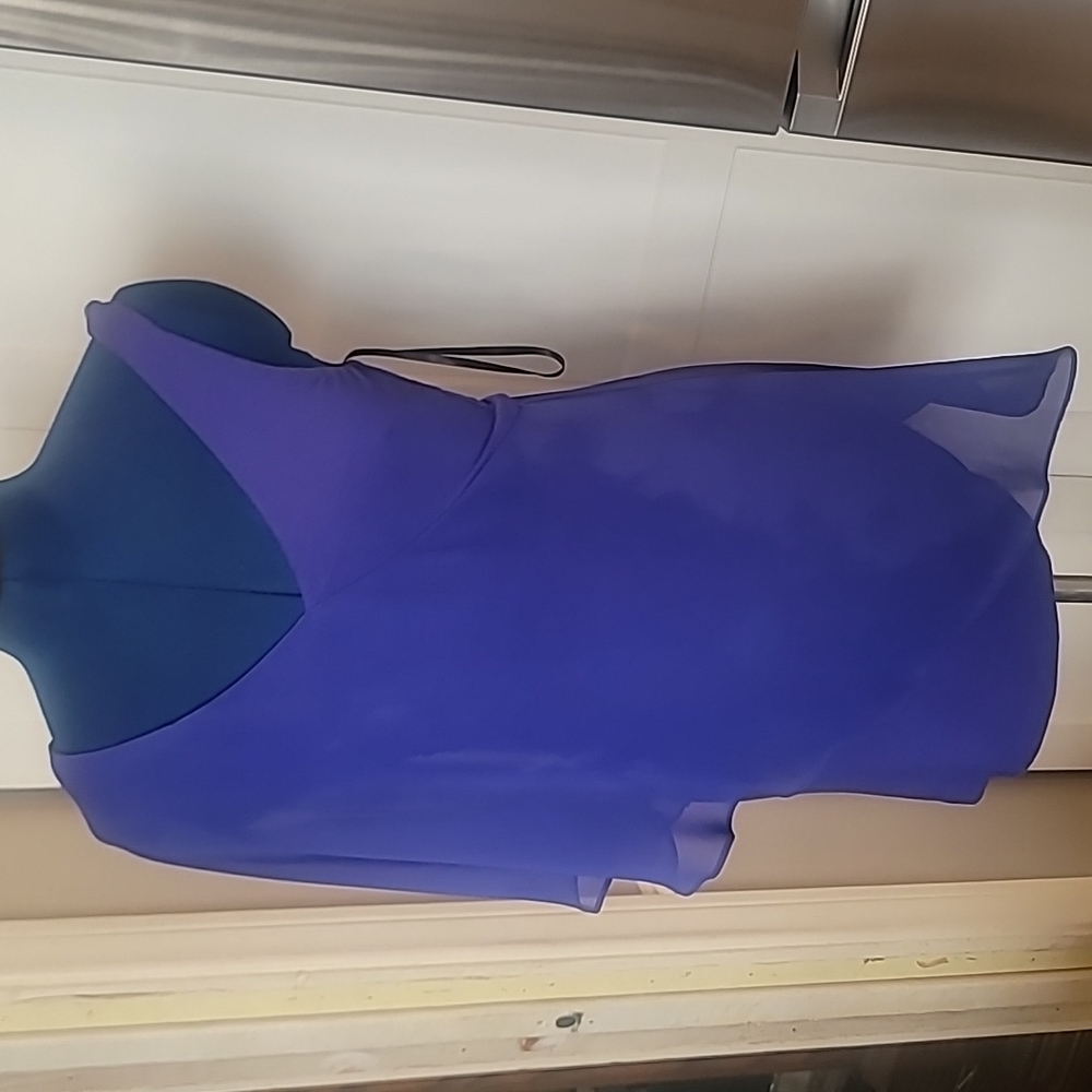 BEBE, beautiful royal blue dress